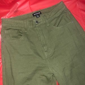 Green pants from PLT